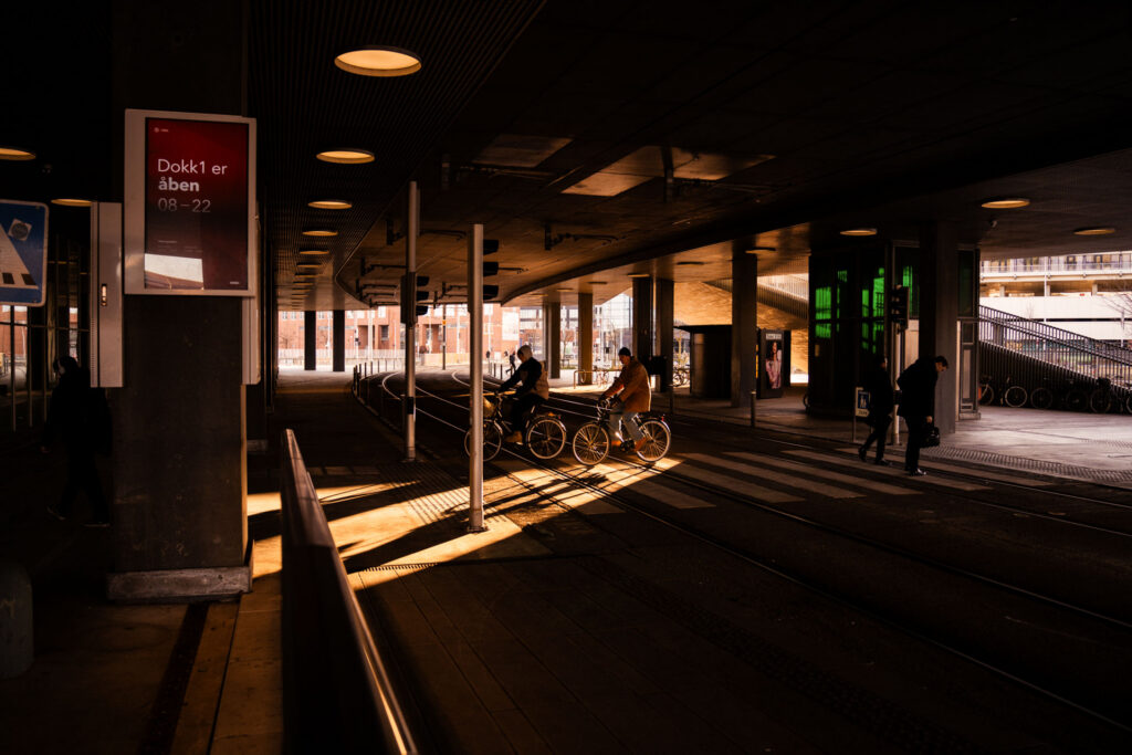 Bikes at a station; an example of public sectors