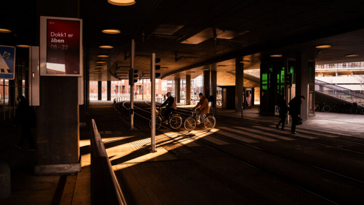 Bikes at a station; an example of public sectors