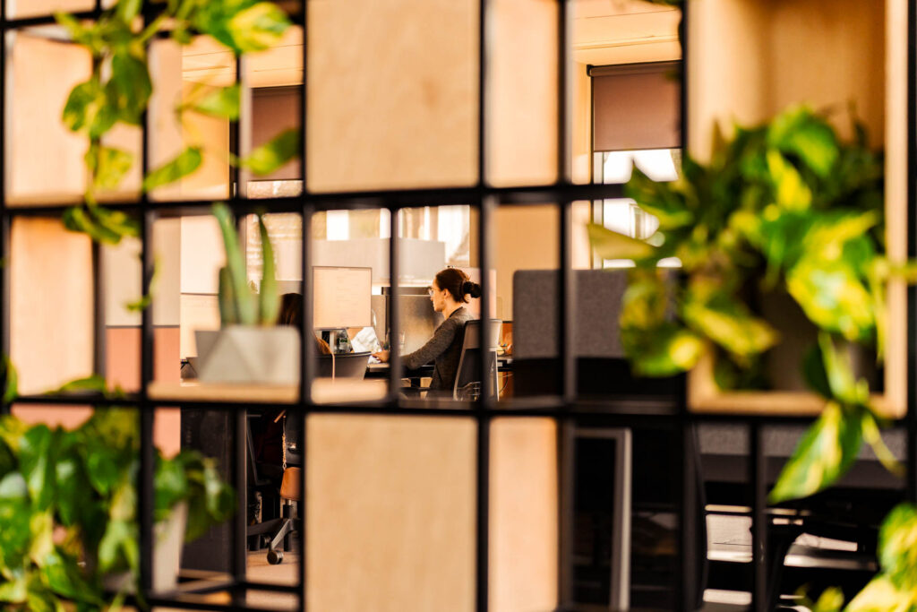 Woman working on an IT due diligence report